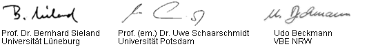Unterschriften